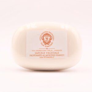 White Musk Vegetable Soap with Vitamin E - Image 1